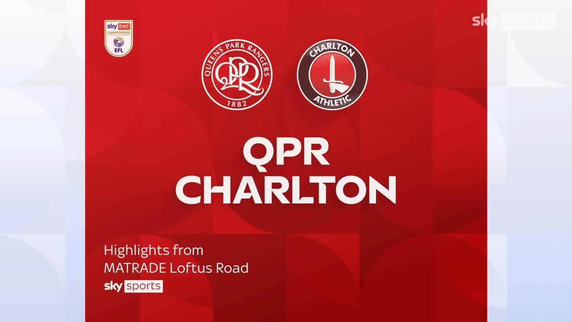 QPR 3-1 Charlton