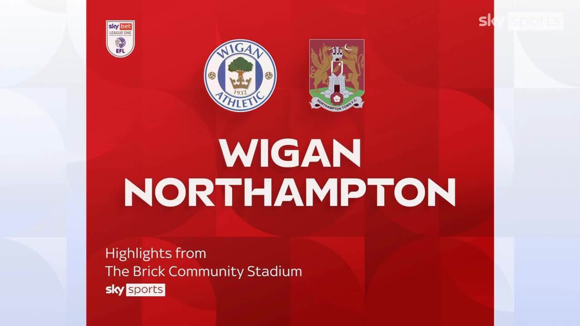 Wigan 3-1 Northampton