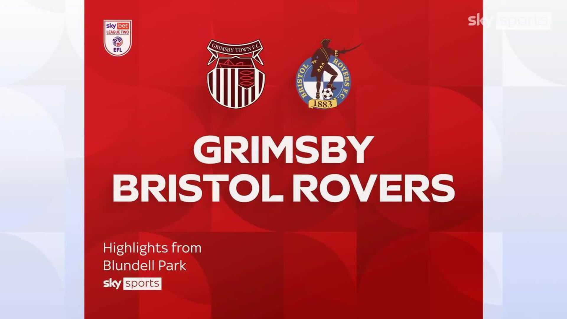 Grimsby 0-1 Bristol Rovers