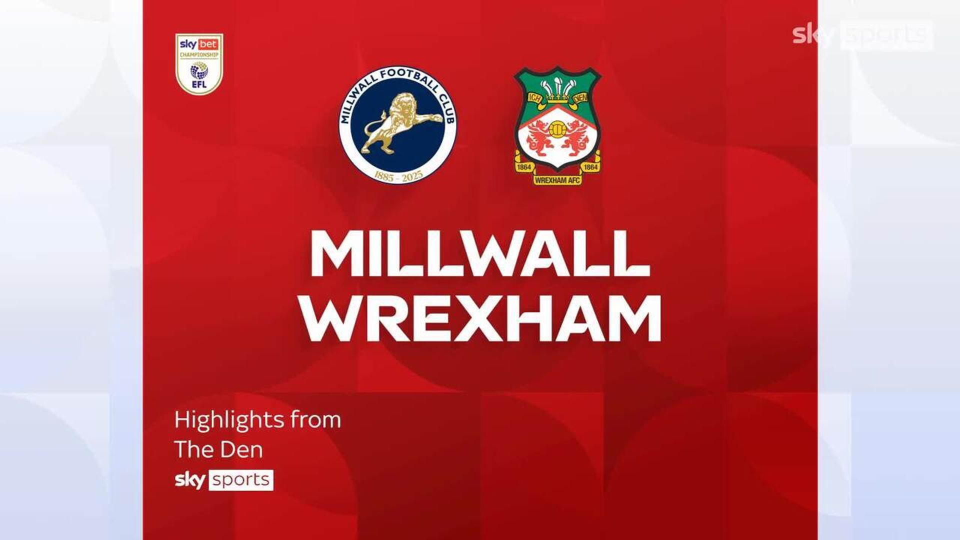 Millwall 0-2 Wrexham