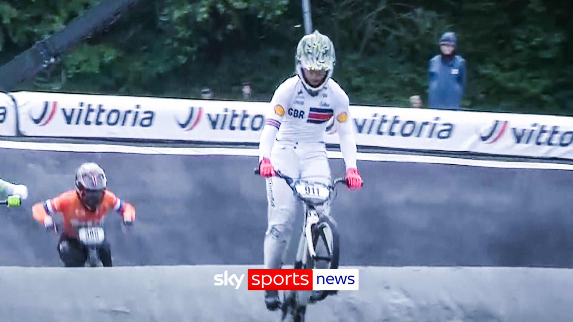 'I'm gassed' | Britain's Shriever seals third BMX world title
