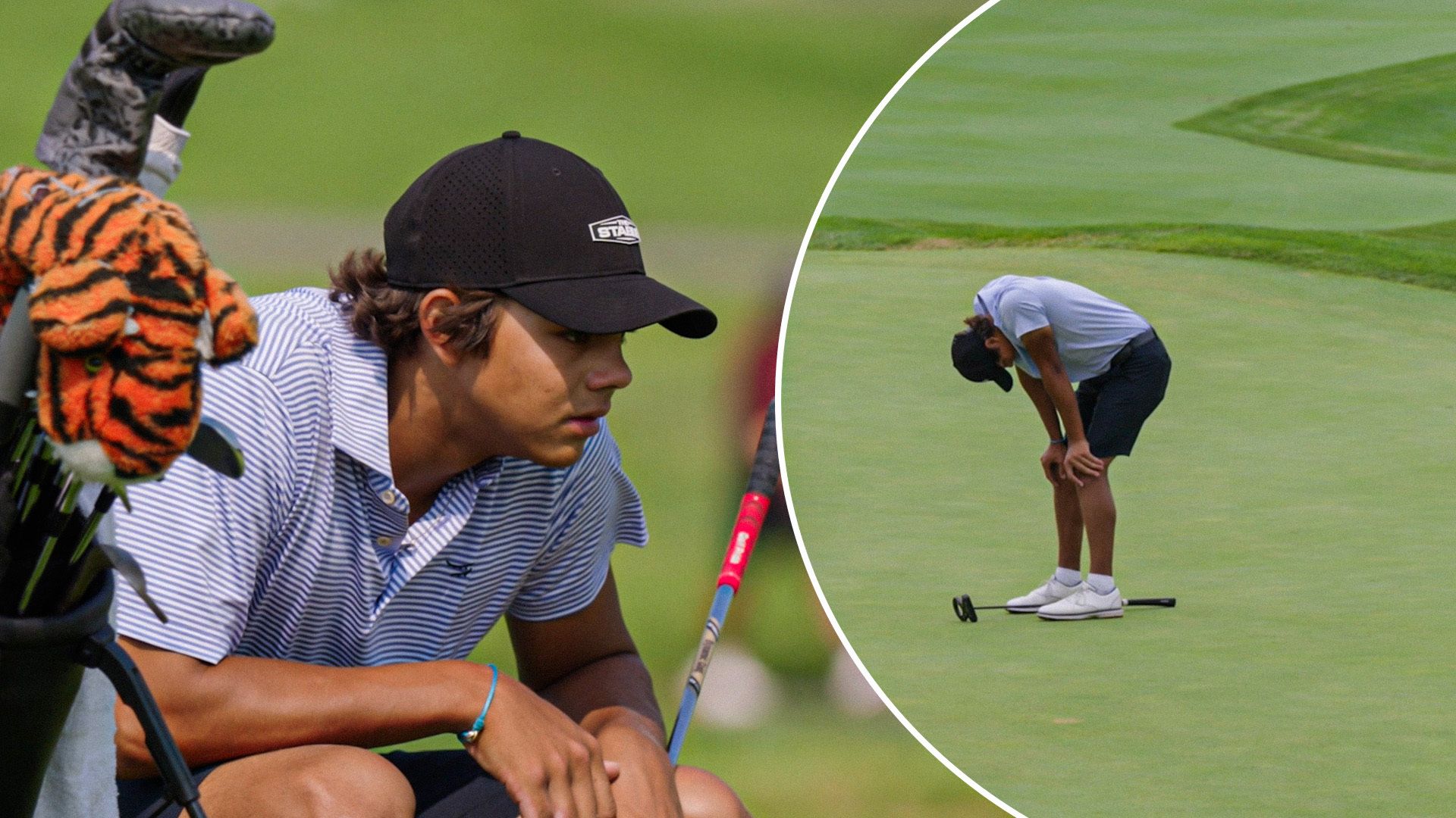 Charlie Woods misses HUGE opportunity in qualifying for Junior Ryder Cup