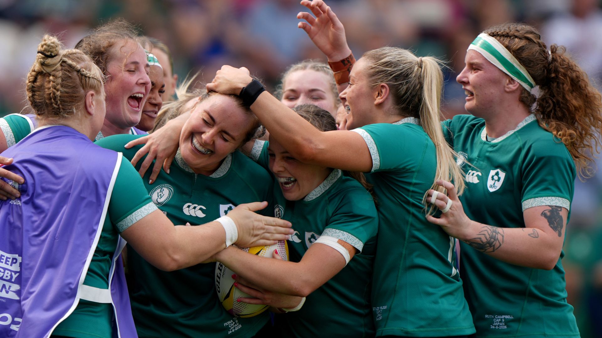 Ireland see off resilient Japan to win Women's Rugby World Cup opener