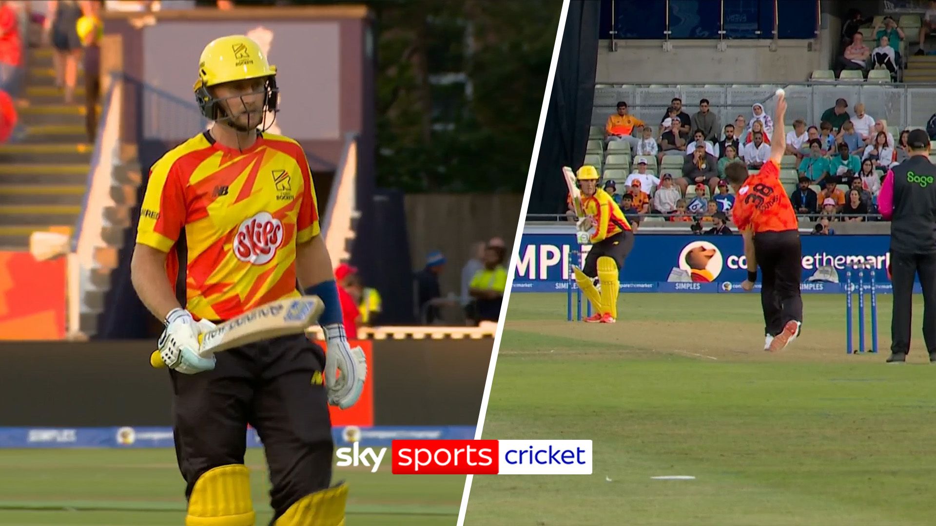 Root bowled by England coach Southee!
