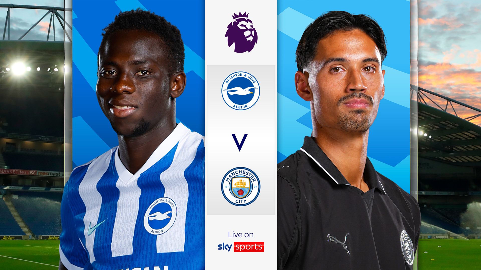 Foden absent as Rodri starts for Man City vs Brighton LIVE!