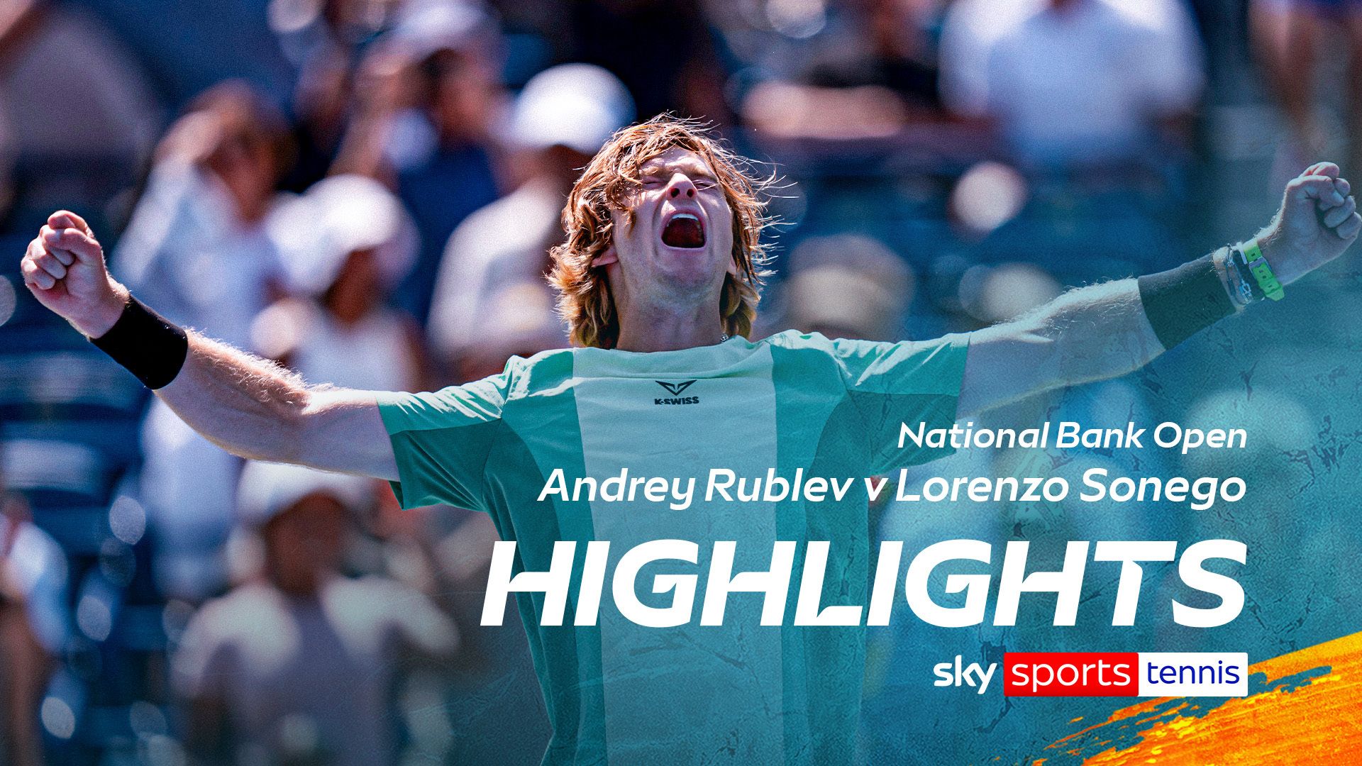 Rublev comes back to beat Sonego at the National Bank Open