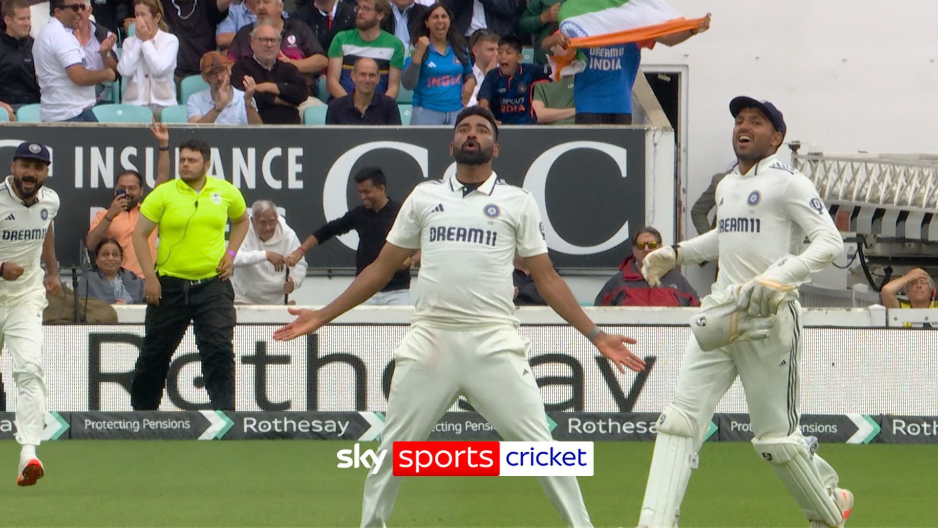 DRAMA! Siraj hits siu celebration as India complete six-run win over England