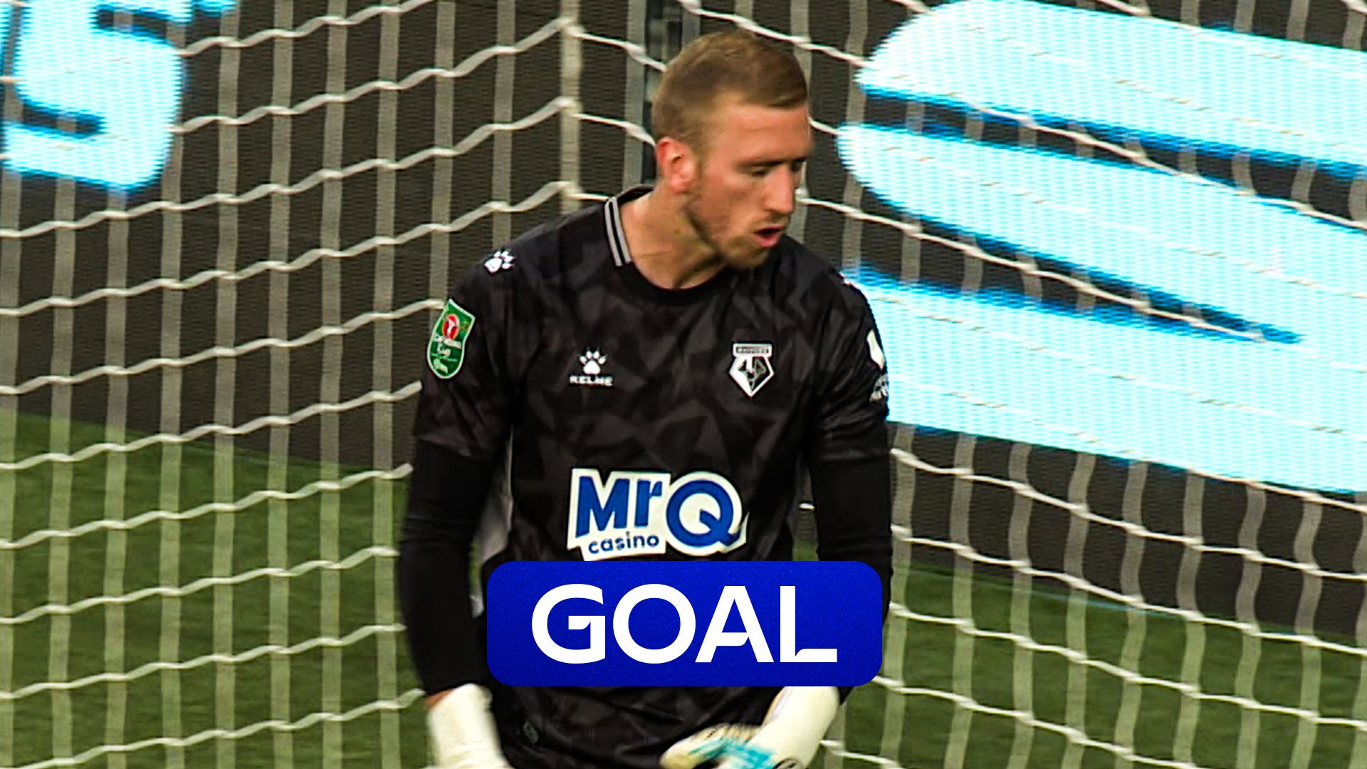 'Can't believe it!' | Watford 'keeper caught out as Norwich score second!