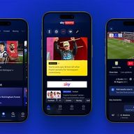 Example image of Sky Sports' app