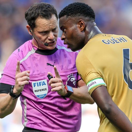 Why was Eze's free-kick against Chelsea disallowed?