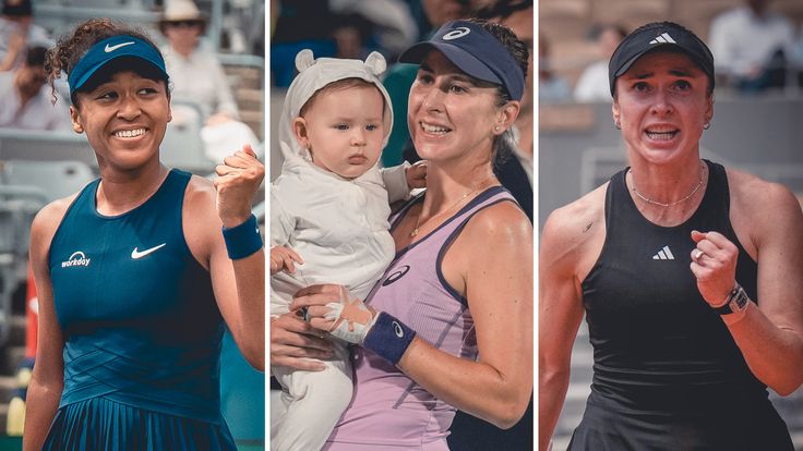 Naomi Osaka, Belinda Bencic, Elina Svitolina