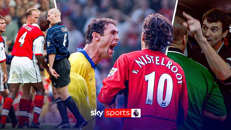 Man Utd v Arsenal heated moments