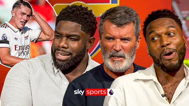 Roy Keane, Daniel Sturridge and Micah Richards analyze Viktor Gyokerres and Arsenal's performance against Man Utd