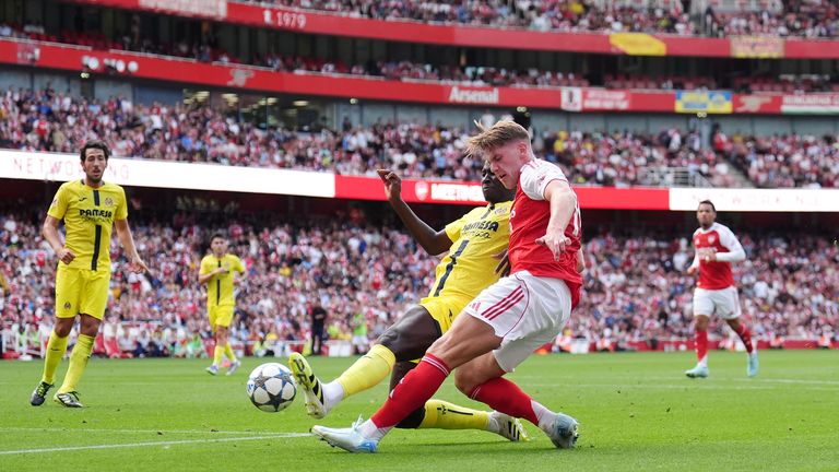 Viktor Gyokeres was handed a first start by Arsenal