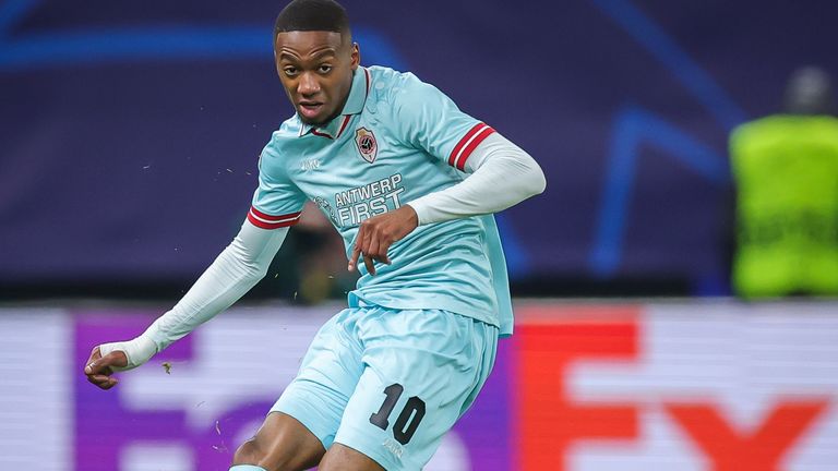 Michel-Ange Balikwisha was given an emotional Royal Antwerp sendoff 