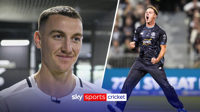 Harry Brook on Sonny Baker