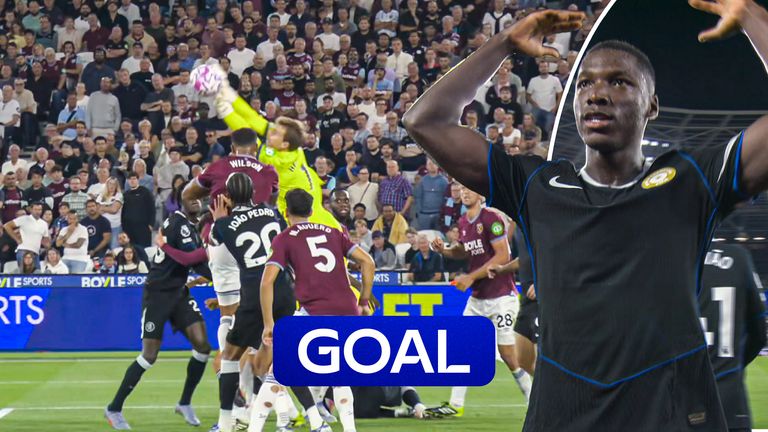 Caicedo scores Chelsea fourth.