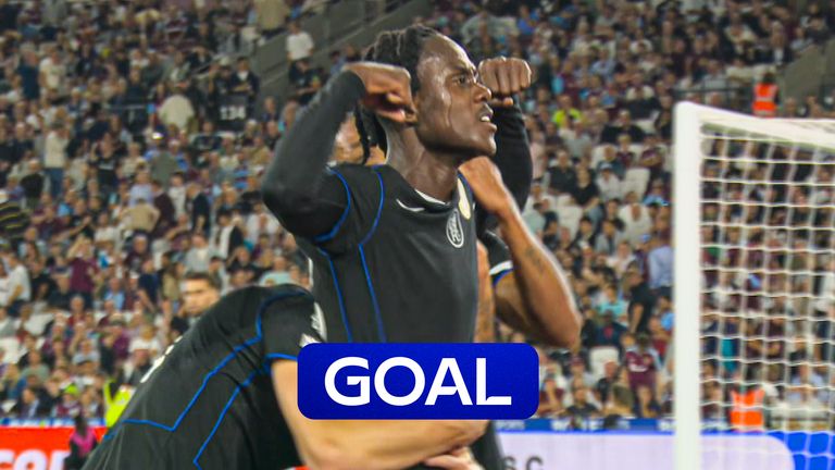 Chelsea score fifth goal against West Ham.