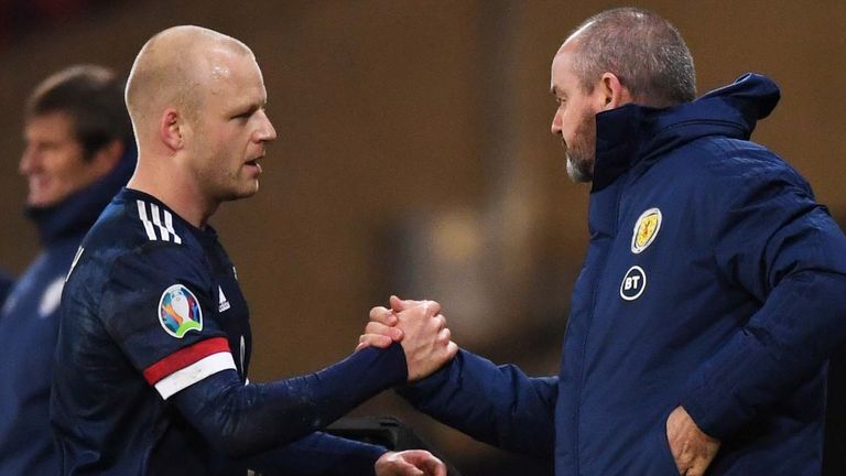Steven Naismith (L) played under Clarke as a player