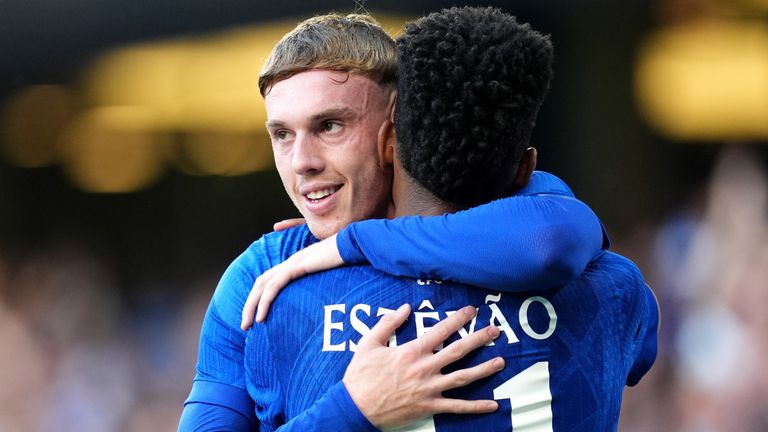Cole Palmer linked up nicely with Chelsea youngster Estevao