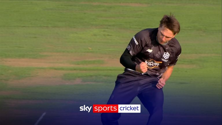 Jonny Bairstow was dismissed for a duck from the bowling of Sonny Baker as Manchester Originals got the early breakthrough in their Hundred clash with Welsh Fire.