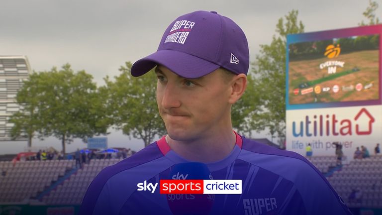 Northern Superchargers captain Harry Brook was delighted after his side edged past Southern Brave in the Hundred.