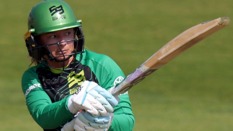 Danni Wyatt-Hodge impressed with the bat in Southern Brave's win 