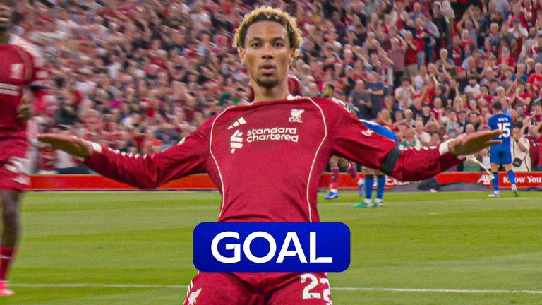 Ekitike scores for Liverpool against Bournemouth