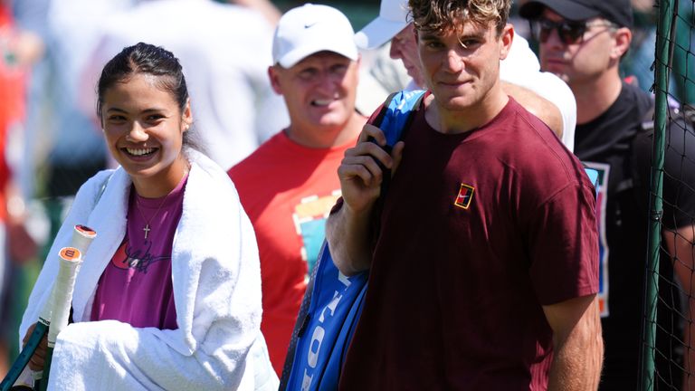Emma Raducanu and Jack Draper