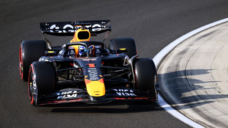 Max Verstappen in action at the 2025 Hungarian Grand Prix (Red Bull Content Pool)