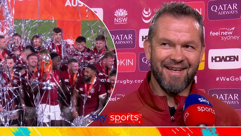 Andy Farrell says he's loved every minute of the Lions' winning tour in Australia