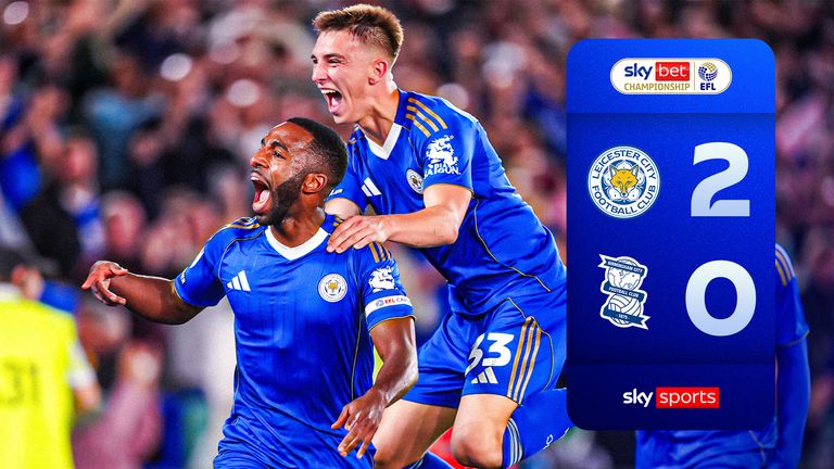 Leicester 2-0 Birmingham highlights