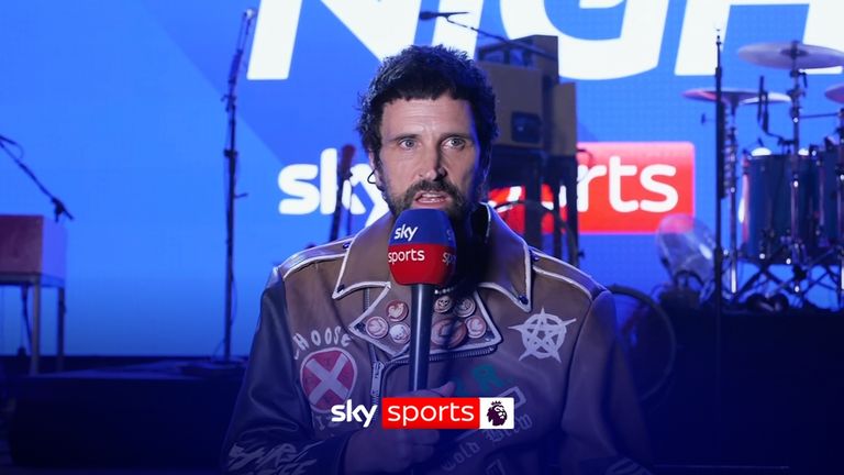Kasabian singer Serge Pizzorno reacts to the news that their song G.O.A.T will be the title track for the new Premier League season on Sky Sports.