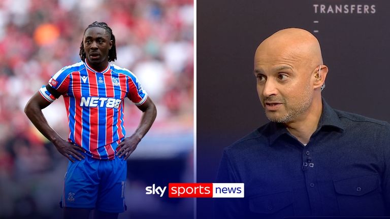 Sky Sports News reporter Dharmesh Sheth explains that Arsenal could be tempted to buy Crystal Palace's Eberechi Eze, who has been heavily linked with a move to Tottenham.