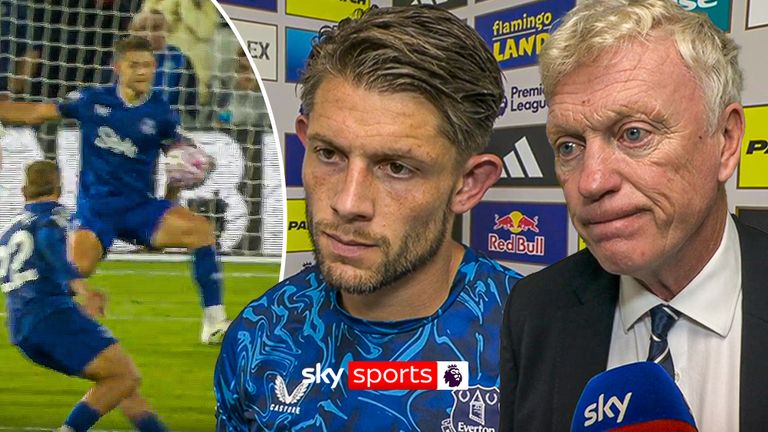 James Tarkowski and David Moyes speak after Everton's defeat to Leeds in the Premier League.