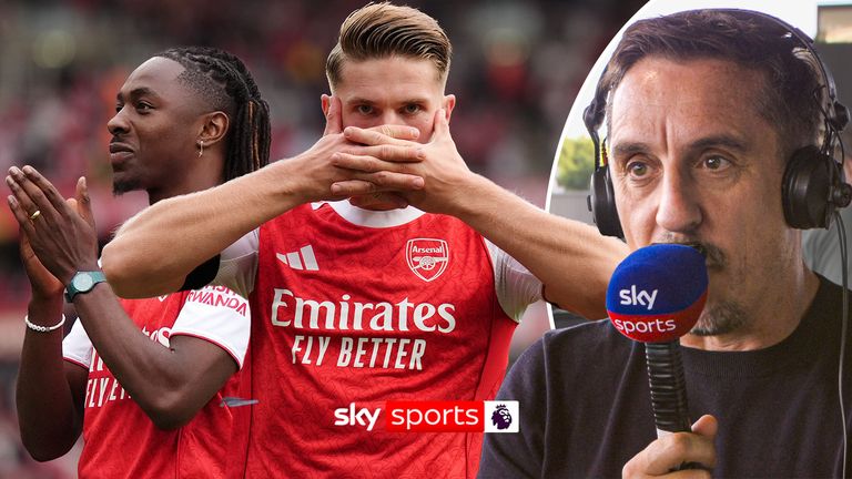 Gary Neville discusses Arsenal squad