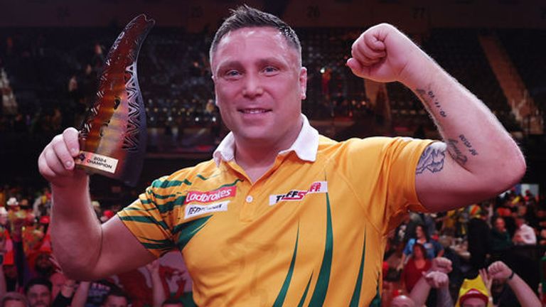 Gerwyn Price at the Australian Darts Masters