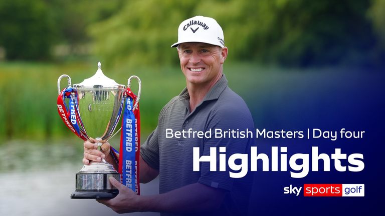 Highlights from the final round of the Betfred British Masters at The Belfry Golf Course.