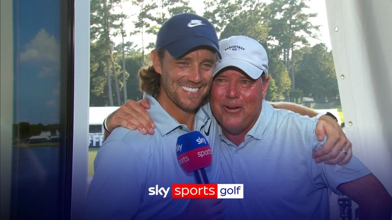 Tommy Fleetwood gave his reaction after finally ending his long wait to win a PGA Tour title as he triumphed at the Tour Championship.