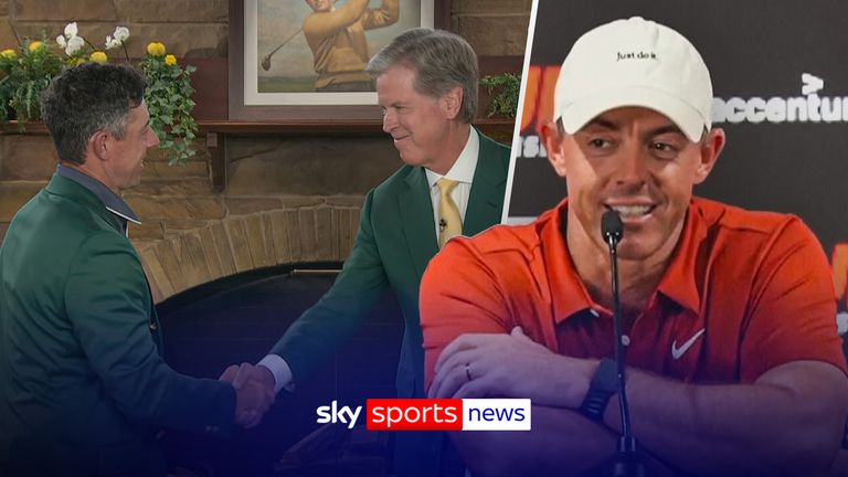 Rory McIlroy on Masters flags and green jacket