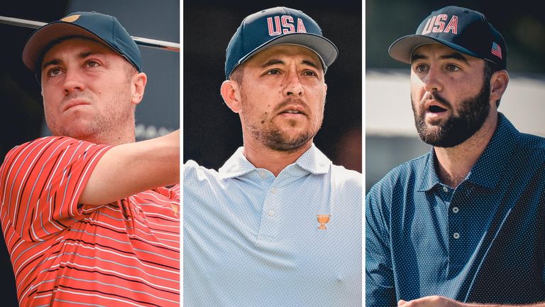 Justiin Thomas, Xander Schauffele, Scottie Scheffler