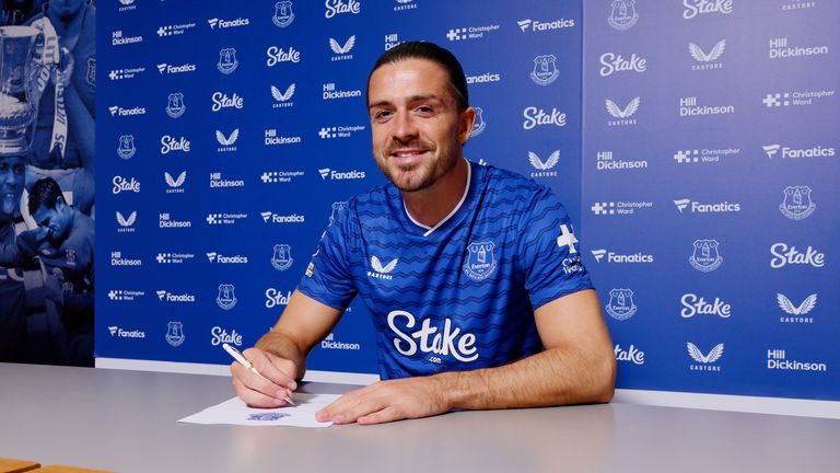 Jack Grealish has joined Everton on loan