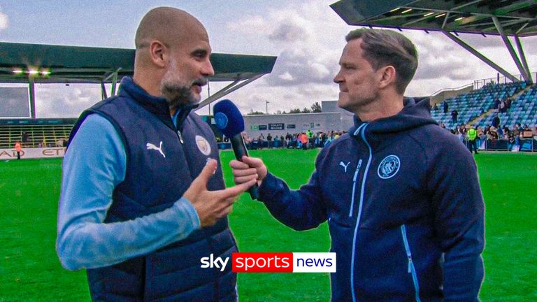 Pep Guardiola interview.