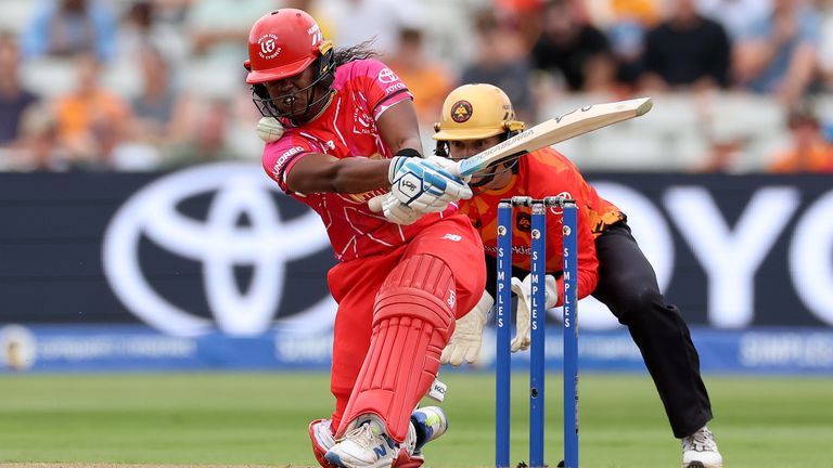 Hayley Matthews scored 34 not out for Welsh Fire.