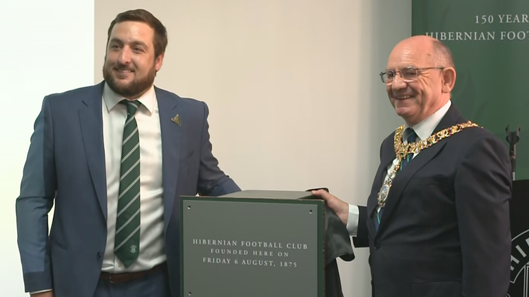 Hibernian chairman Ian Gordon