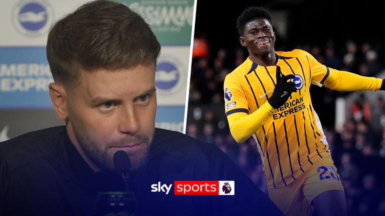 Brighton head coach Fabian Hurzeler says he's confident Carlos Baleba will stay at the Seagulls amidst interest from Man United