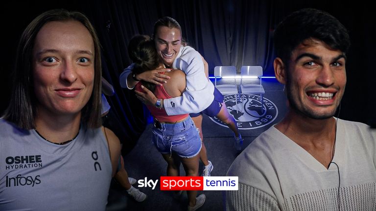 Aryna Sabalenka, Iga Swiatek and Carlos Alcaraz surprise fans