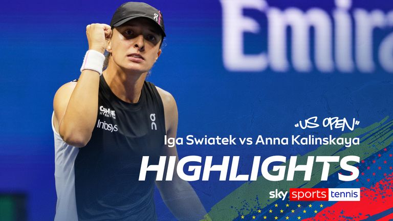 Iga Swiatek vs Anna Kalinskaya | US Open Highlights