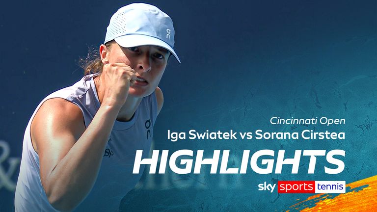 Iga Swiatek wins in the Cincinnati Open