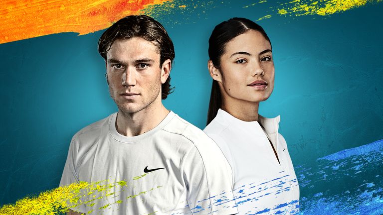 Jack Draper and Emma Raducanu - US Open Tennis 2025